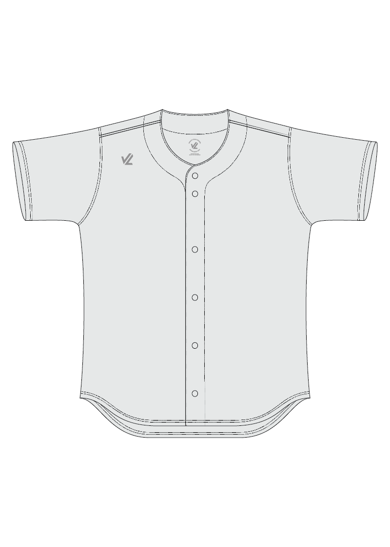 Custom Youth Full-Button Baseball Jersey